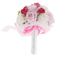 Wedding Flowers Bouquet Artificial Bridal Bouquets Bride and Bridesmaid