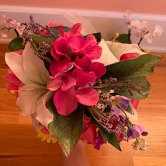 Handmade Wedding Bouquet Bridal Bouquet Faux Floral Wedding Bouquet