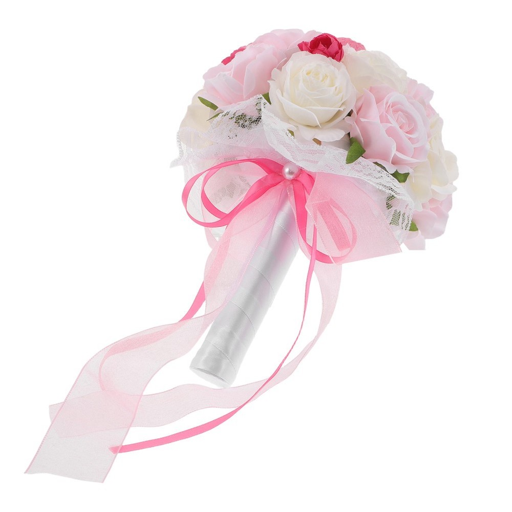 Bride Hand Bouquet Artificial Flower Bouquets Wedding Bridal Flowers