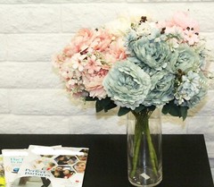 Artificial Peony Silk Flowers Heads Wedding Bouquet Home Office Party Decor