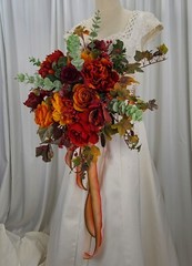 Autumn Abundance Faux Silk Wedding Bouquet