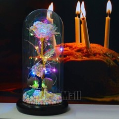 Eternal Rose Flower LED Enchanted Galaxy Rose LED Light Valentine’s Gift For Her