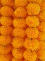 Indian Decoration Wedding Flower Garlands Strings Home Event Artificial Marigold