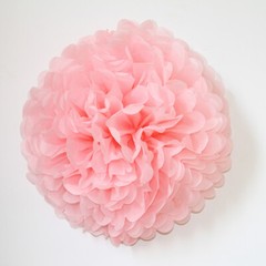 2x DIY Tissue Paper Pom Poms Flowers Birthday Wedding Party Backdrop Home Decor