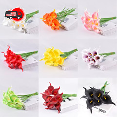 5Pcs Calla Artificial Flowers Calla Lily Fake Flower Bouquet For Wedding Bouquet