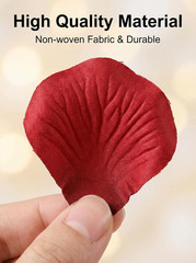 1000 Pcs Artificial Fake Rose Petals,Flower Petals for Romantic Night, Engagemen