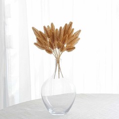 4 Gold Metallic Artificial Pine Grass Bushes Party Decorations