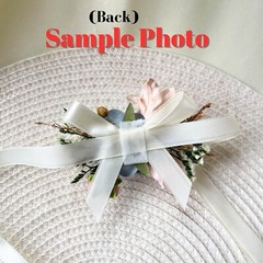 Set 2 pieces Paper Flowers Wedding Bridesmaids Bracelet Corsage Boho Party