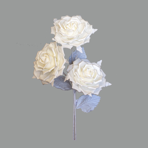 Paper Looking Foam Jumbo Rose Backdrop Wall Decor Center Piece Wedding Bridal