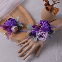 Elegant Faux Floral Arrangements Bride Bridesmaid Ceremony Accessories Optional