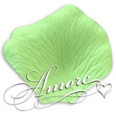 1000 Wedding Silk Rose Petals Pistachio (Green-Pale Moss), Petals & Garlands, Ro