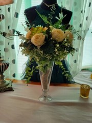 Succulent Bouquet, Rustic Bouquet, Artificial Wedding Bouquet, Bridal Bouquet, B