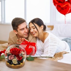 MOKOQI Red Rose Mothers Day Gifts for Mom Forever Flowers D3-