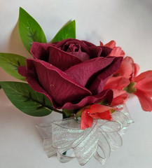 Hand Made pin on boutonniere Set