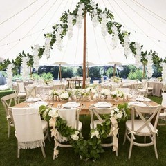 Wisteria Garland Artificial Flowers 2PCS 5.91FT/Peice Fake Wisteria Vines White