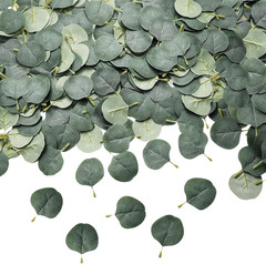 400+ Pcs Eucalyptus Leaves, Fake Eucalyptus Petals Boho Wedding Table Decor Loos