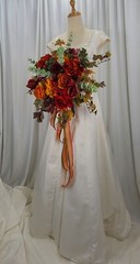 Autumn Abundance Faux Silk Wedding Bouquet
