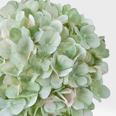 Light Silk Hydrangea Artificial Flowers, 4PCS 21″ Large Lifelike Faux Green