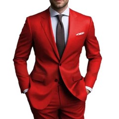 Men’s Adult Dress Wedding Groom Banquet Suit Temperament Business Suit