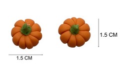 AIICraft 20 Mini Pumpkins Vegetable Fruit Garden (2″ x 1″ x 1″), Orange