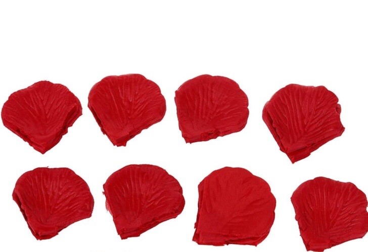 800 Pc Rose Petals, Dark Red Petals For Romantic Night Valentine/birthday/propos