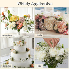 100Pcs 2.1 Inches Bouquet and Corsage Pins, Diamond Pins for Flowers with Rhines