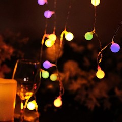 16ft LED Bulbs Fairy String Lights Garland with Remote Party Home Decorations