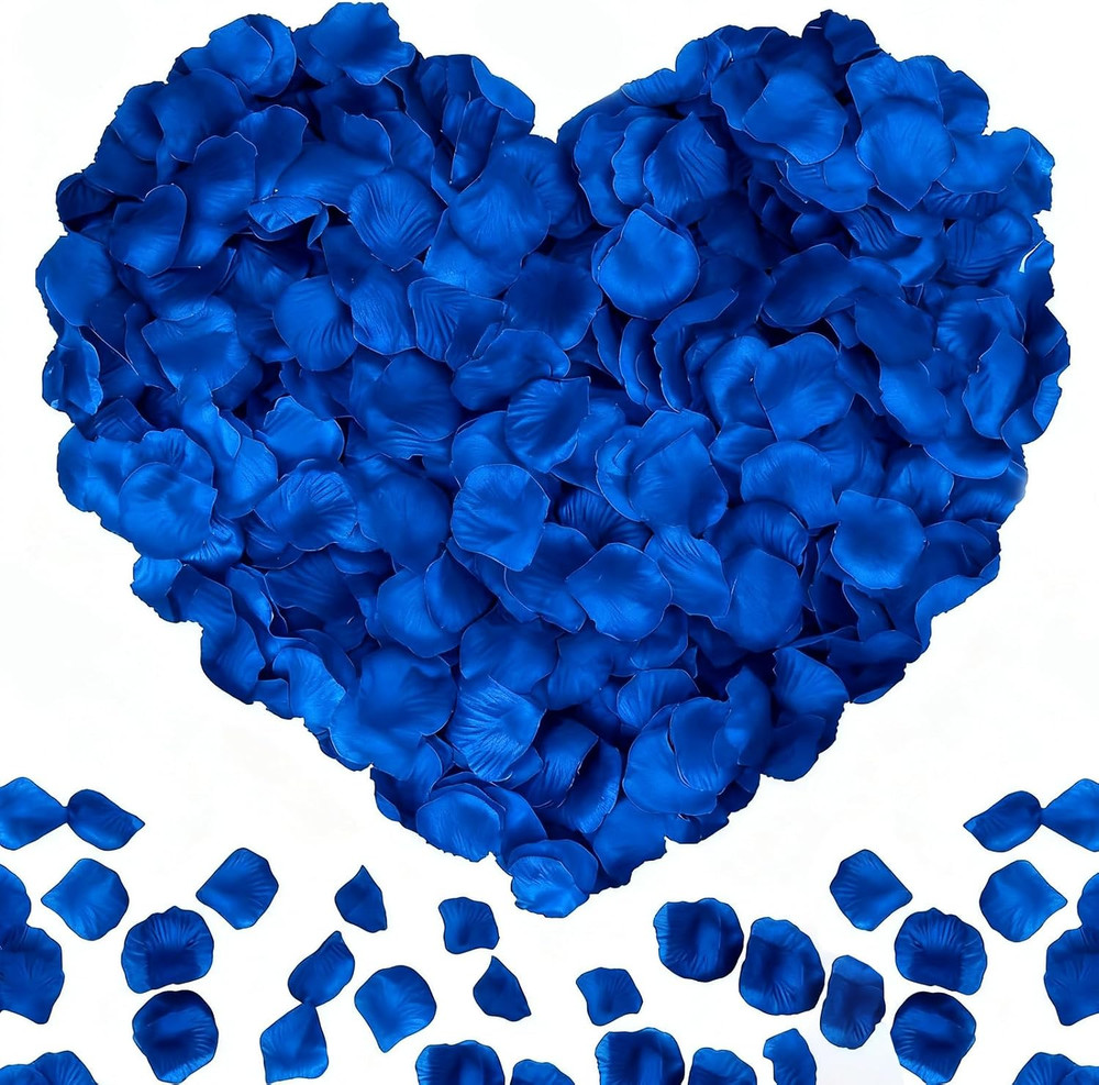 2200PCS Artificial Flower Petals Fake Rose Petals for Romantic Night,Wedding,Pro