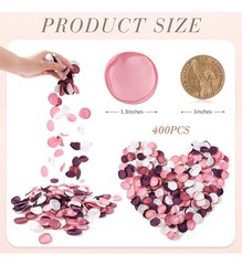 1200Pcs Silk Rose Petals Artificial Flower Decorations White Pink Mauve Burgundy