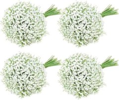 -Pcs Baby Breath Artificial Flowers Bulk，Artificial Babys Breath Flowers 120