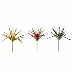 3 Green 12″ Assorted Faux Aloe Succulent Sprays Stems Wedding Party Centerpieces