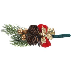 Wedding Groom Corsage Bridal Boutonniere Christmas Elements Pine Cone