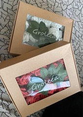 Red And White 3” Foam Roses
