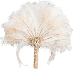 Unique Alternative Bridal Bouquet – Feather Fan Bouquet