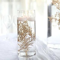 Metallic 6″ Mini Leaf Artificial Fern STEMS VASE FILLERS Wedding Centerpieces