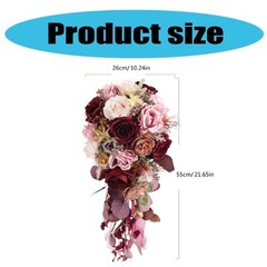 Modern Rose Bouquet for Bride Bridal Holding Flowers Wedding Photo Props