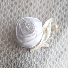 Rose Corsage man wedding Flowers Brooch Groom Boutonniere Prom Party Decoration