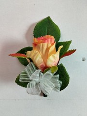 Hand Made pin on rose boutonniere