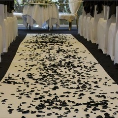 2200 PCS Elegant Black Rose Petals – Romantic Flower Decorations for All Events