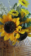 Wedding flowers bridal bouquet decorations sunflower bouquets package reception
