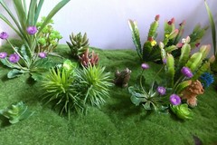 DIY Artificial Turf Grass Miniature Landscape Fairy Garden For Doll House