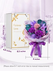 Eterfield Flowers for Delivery Prime, Mother’s Day Forever Small, Purple