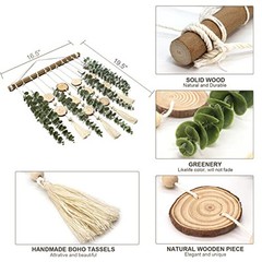 Artificial Eucalyptus Wall Decor Fake Greenery Leaves Stems Wall Hanging