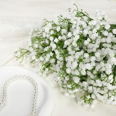42 Pcs Babys Breath Artificial Flowers Bulk, 11inch Gypsophila Real Touch