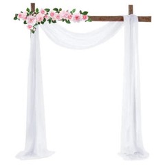 1pcs 6M Chiffon Fabric Drapes for Wedding Arch Ceremony Reception Decorations Sh