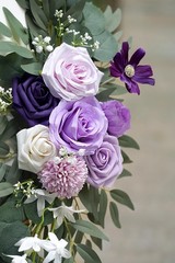 Olalaka Faux Flower Swag Set of 2 for Wedding Welcome Signs Floral Decoration…