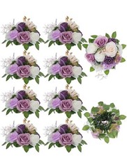 Artificial Flowers Ball Wedding Centerpieces Pcs Rose Artificial 10 Lilac