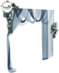Artificial Wedding Arch Flowers Kit (Pack of 5), 2Pcss Realistic Silk Roses Flow