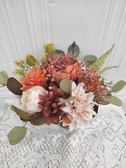 Fall Rustic Wedding bouquet/Bridal bridesmaid bouquet/Burnt Wedding Flower