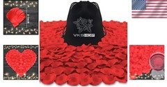 4500 Count Red Rose Petals Easy to Separate for Weddings and Romantic Occasions